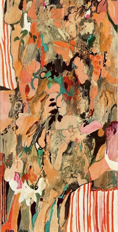 “Peppermint Lane Gardens,” oil, Eileen Olson, Gallery One artist.